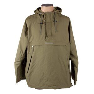 CONVERSE x KIM JONES olive green nylon anorak hoodie